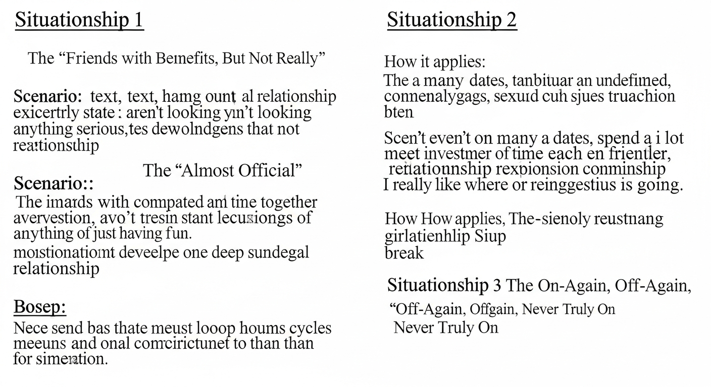 what is a situationship and how to navigate it