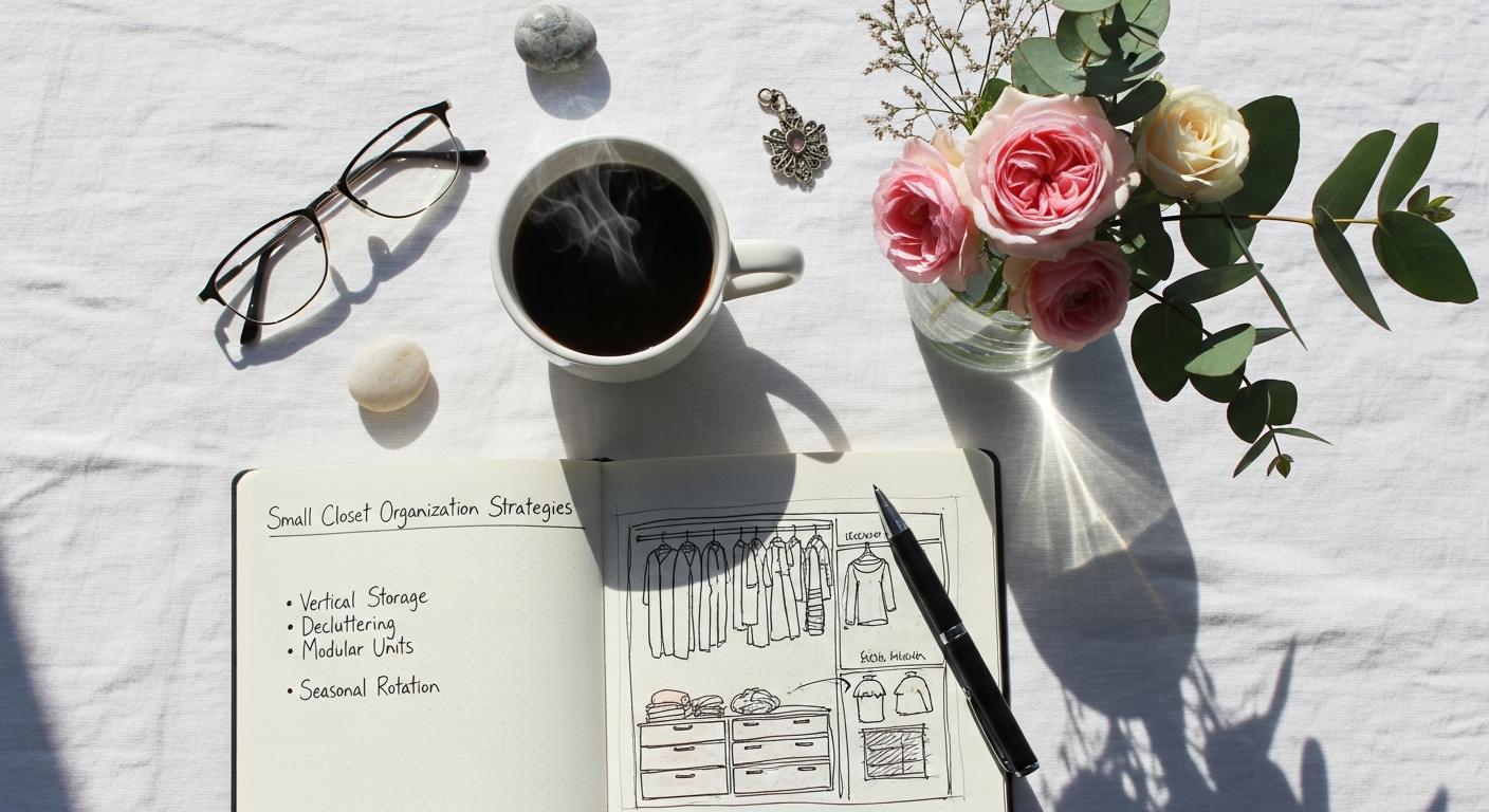 how to organize a small closet and maximize space