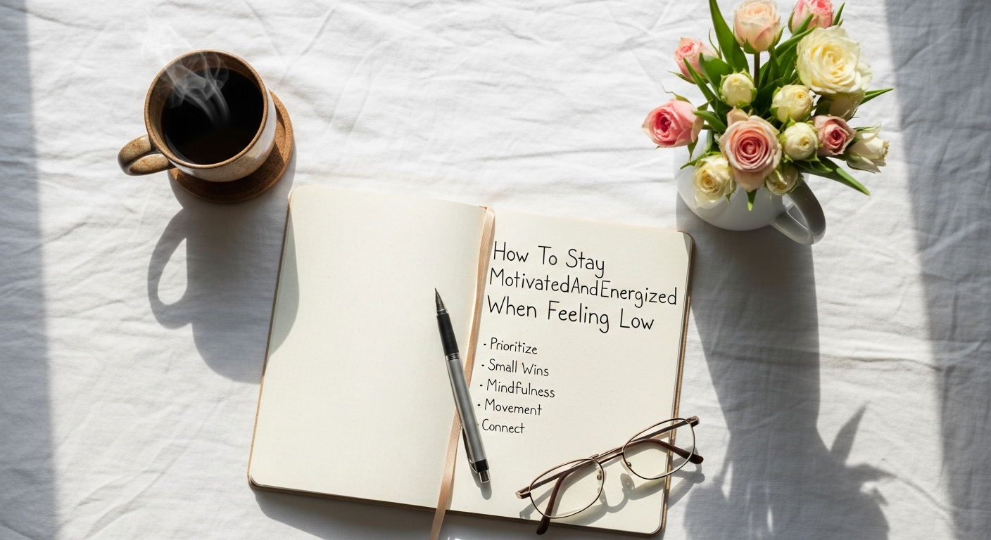 How To Stay Motivated And Energized When Feeling Low