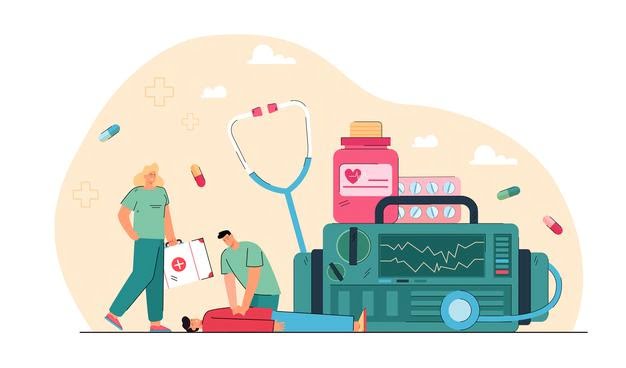 a person standing next to a green machine