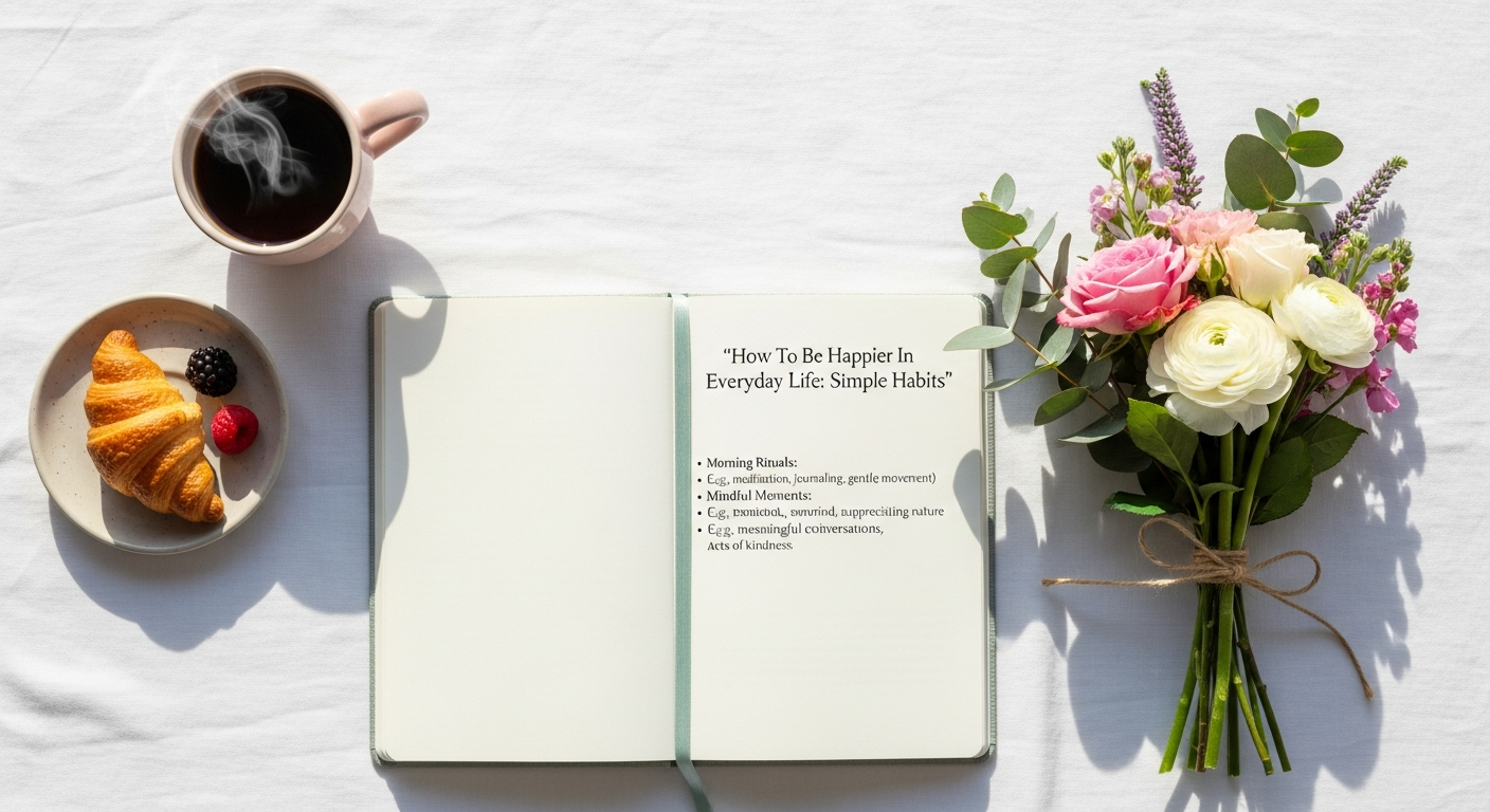 How To Be Happier In Everyday Life Simple Habits