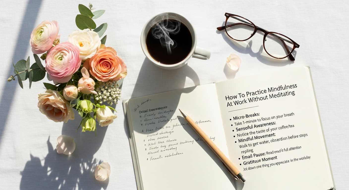 How To Practice Mindfulness At Work Without Meditating