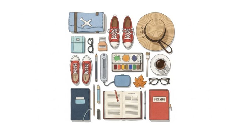 Featured illustration for women's lifestyle article showing diverse women enjoying fashion, wellness, and community