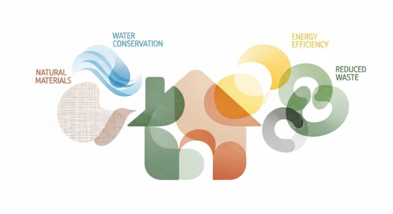 sustainable home products — featured illustration